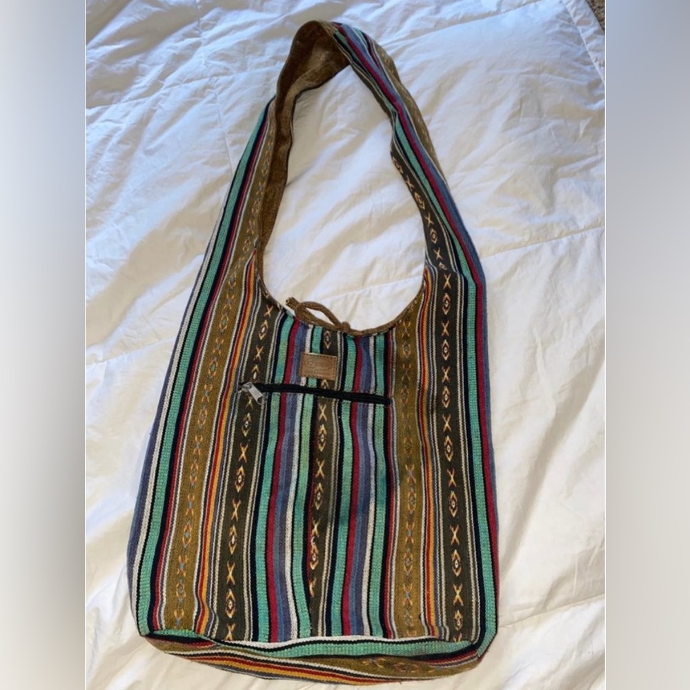 Reversible Kyber Outerwear crossbody purse